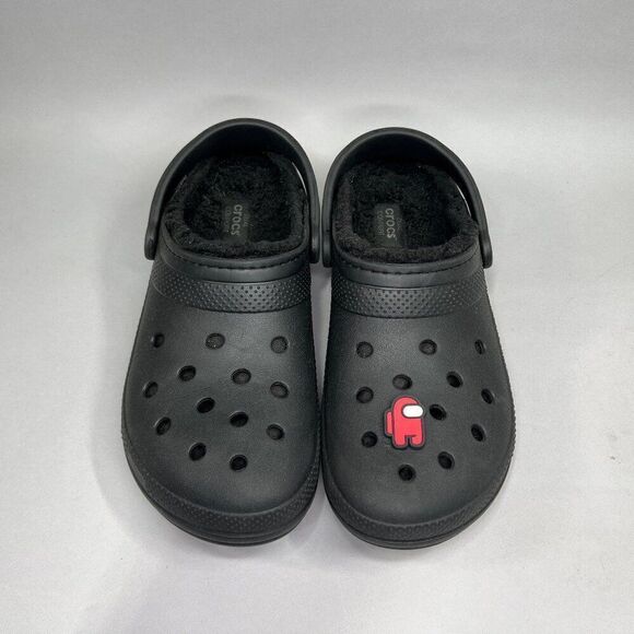 Crocs Men\'s Size 10 Black Classic‎ Lined Clogs main image 4